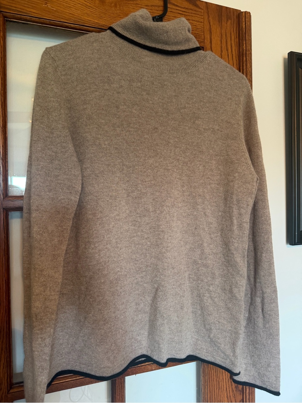 Magaschoni Camel Cashmere Turtleneck Sweater